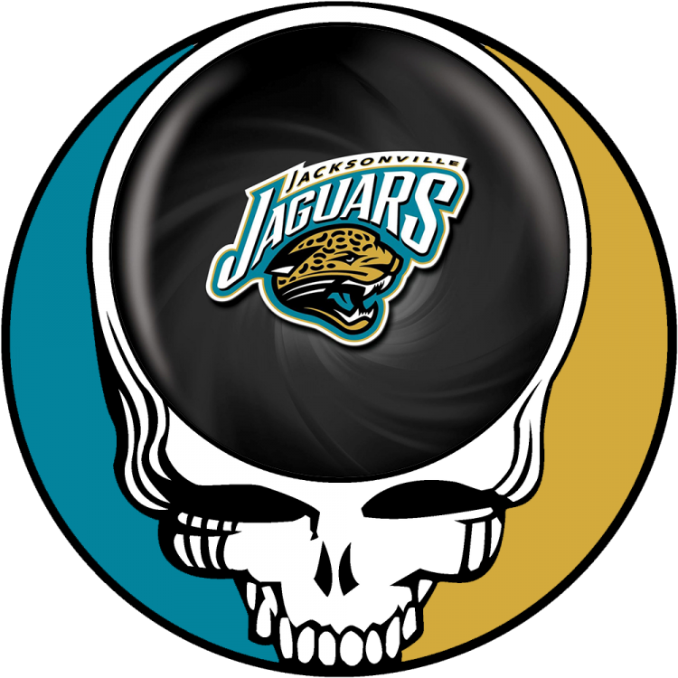 Jacksonville Jaguars skull logo iron on transfers